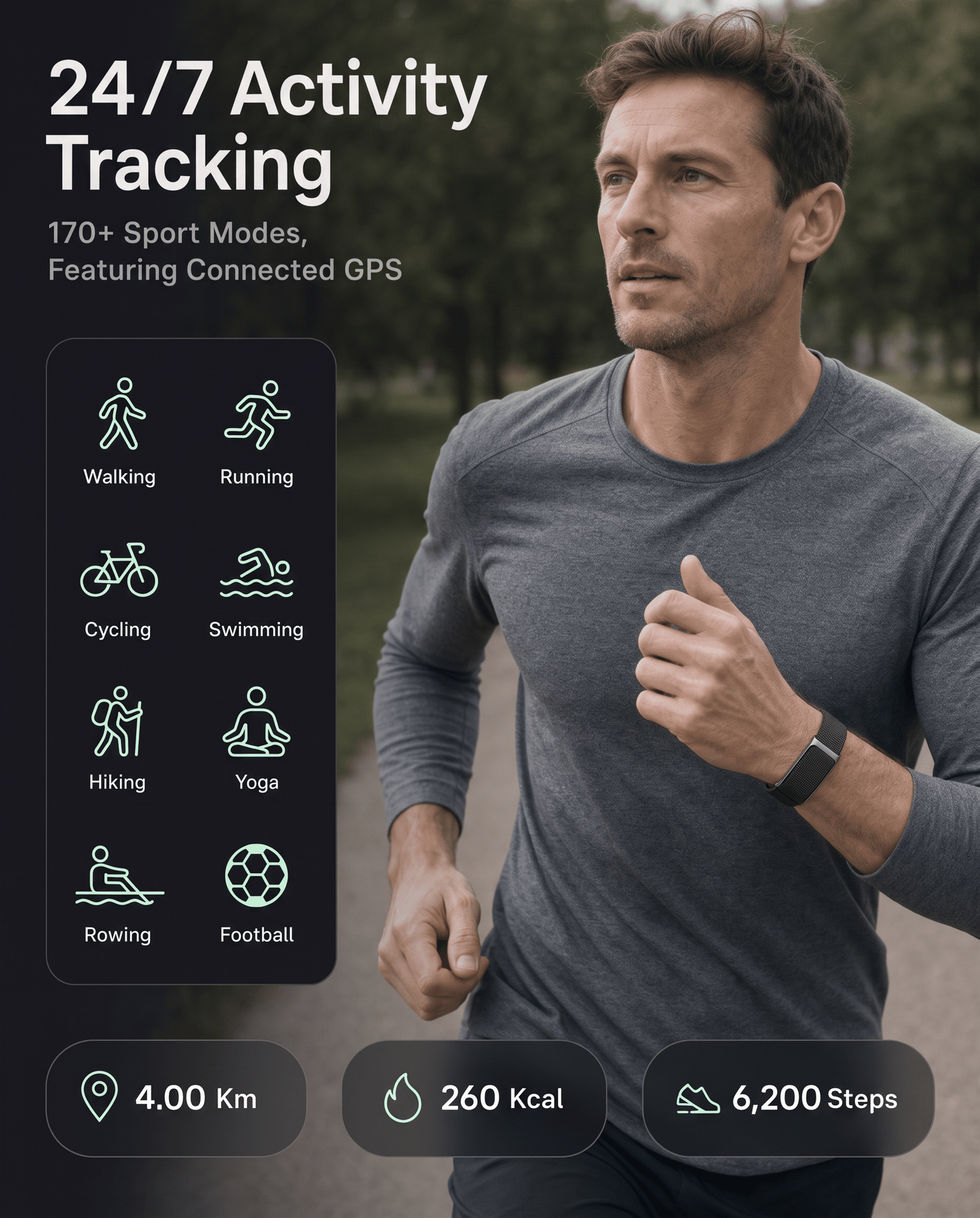 Noxor Pro 3 – Smart Health, Sleep & Fitness Tracker