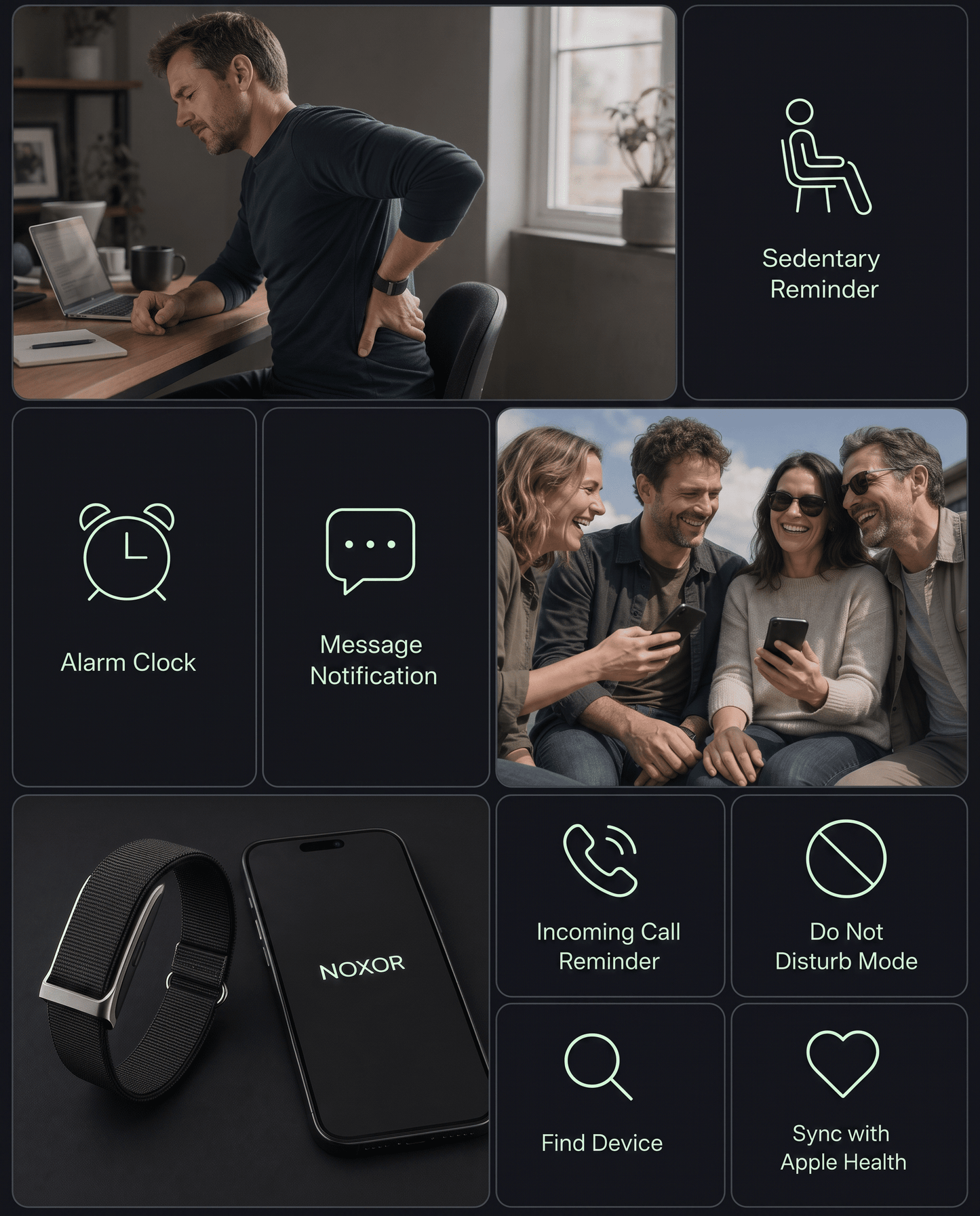 Noxor Pro 3 – Smart Health, Sleep & Fitness Tracker