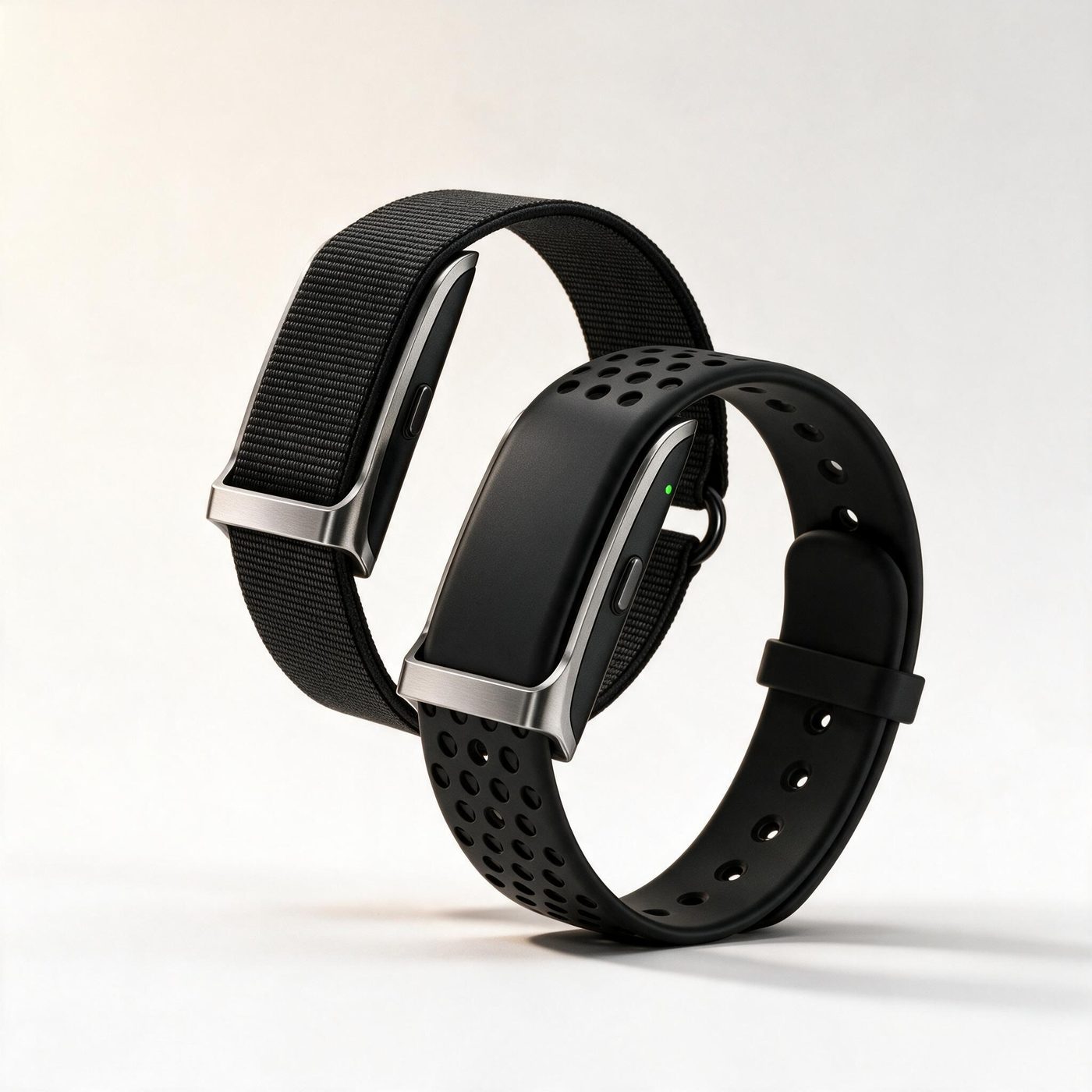 Nylon and silicone straps